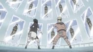 The pair trapped in Haku's ice mirror prison (Image via Studio Pierrot)